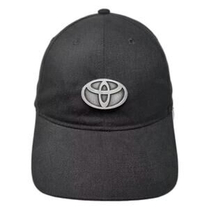 Fersten Toyota Logo Baseball Cap Black Silver One Size Strapback Adjustable Hat